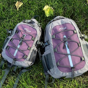 百搭爬山上学书包女生户外旅游双肩包大容量徒步运动背包登山包男