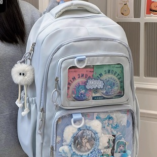 日系二次元 風漫展痛包雙肩包初中學生黨大容量上學書包女輕便背包