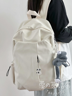 书包男潮ins风简约百搭大容量双肩包 初中女生高中大学生旅行背包