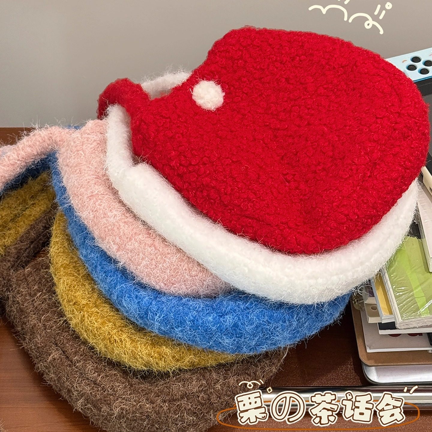 软糯毛绒绒小包包女秋冬可爱少女手机包 日系ins风休闲学生斜挎包