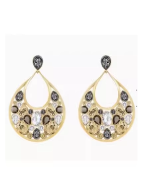 几何项链耳环女扇形配饰品