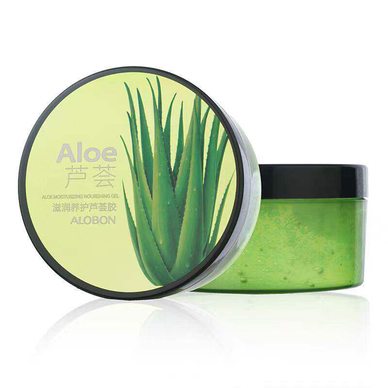 AloBon雅邦滋润养护芦荟胶300g改善干燥肌肤水嫩补水睡眠面膜护肤