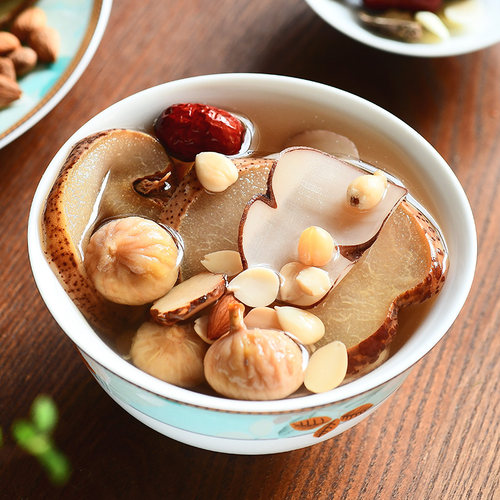 虎奶菌海底椰久咳清润煲汤材料包