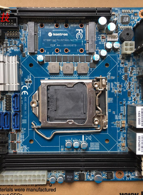 控创 KTQ87/mITX 工控主板双网口P/N:810580-4500 质保1年 议价