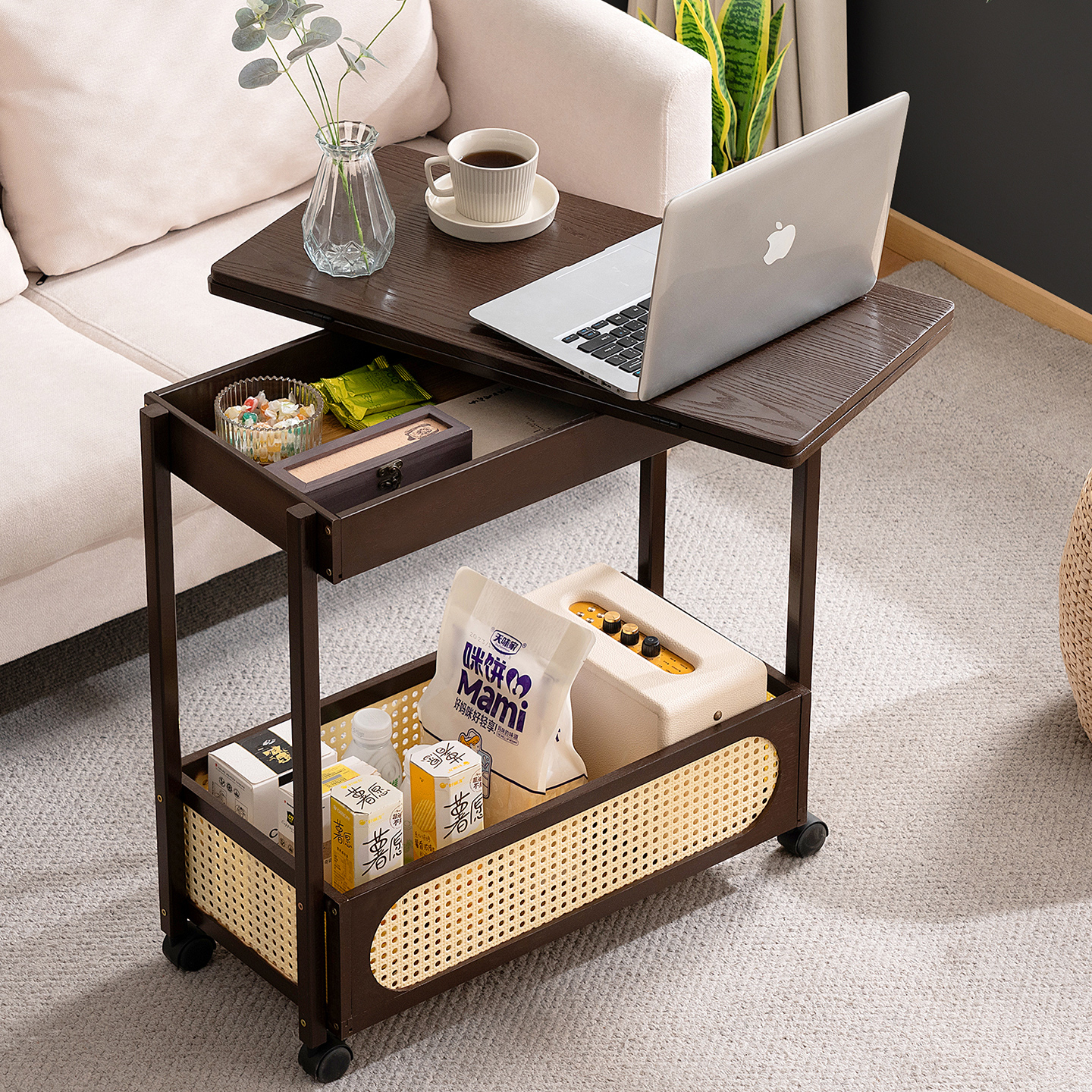 简约茶几折叠多功能小桌子小户型