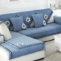 Sofa sang trọng đệm vải đầy đủ hiện đại tối giản đệm chống trượt phổ quát bao gồm tất cả bao gồm sofa bao gồm bốn mùa phổ quát - Ghế đệm / đệm Sofa đệm lót ghế gỗ