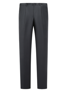 MY350美春秋男式西裤 羊毛中腰修身商务休闲长裤 黑色120W56