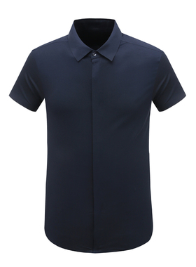 CA700 机场货 卡 夏季男式短袖衬衫 棉百搭商务休闲上衣弹力无痕