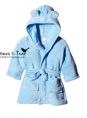 国内现货 欧洲正品Pitter Patter男女童婴儿宝宝浴袍睡衣家居服