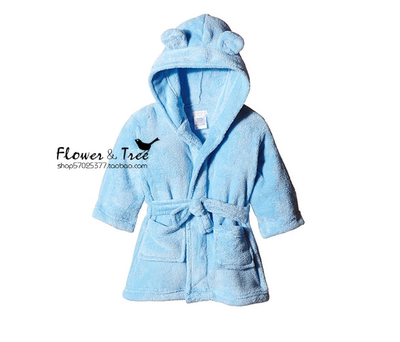 国内现货 欧洲正品Pitter Patter男女童婴儿宝宝浴袍睡衣家居服