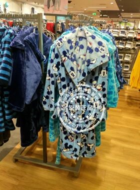现货 德国正品C家秋冬男童迪斯尼米奇珊瑚绒浴袍睡衣家居服