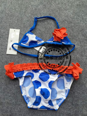 国内现货 西班牙正品tutto piccolo高端女童宝宝比基尼泳装泳衣