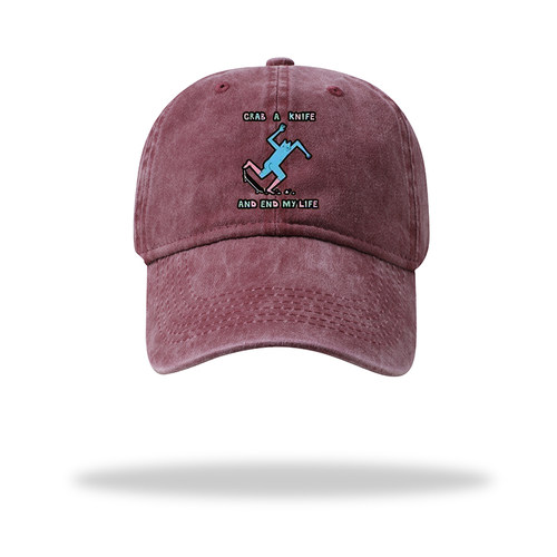 Leon karssen周边 荷兰滑板小人蓝污猫帽子棒球帽男女百搭鸭舌帽