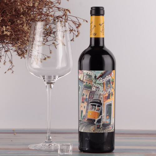 葡萄牙里斯本6号门牌红葡萄酒 PORTA 6 果香柔顺半干型红酒