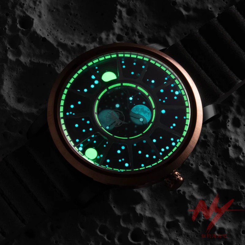 Xeric手表Apollo15月相石英表