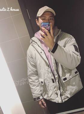 ins风欧美潮牌保暖男女款棉服