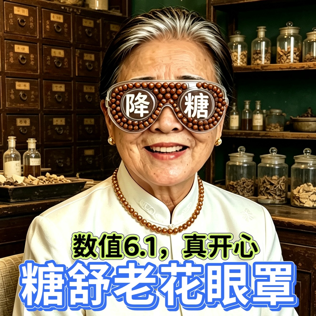 巴马高地磁石眼镜糖舒老花视物模不清飞蚊弱视干黑点合香珠丸眼罩