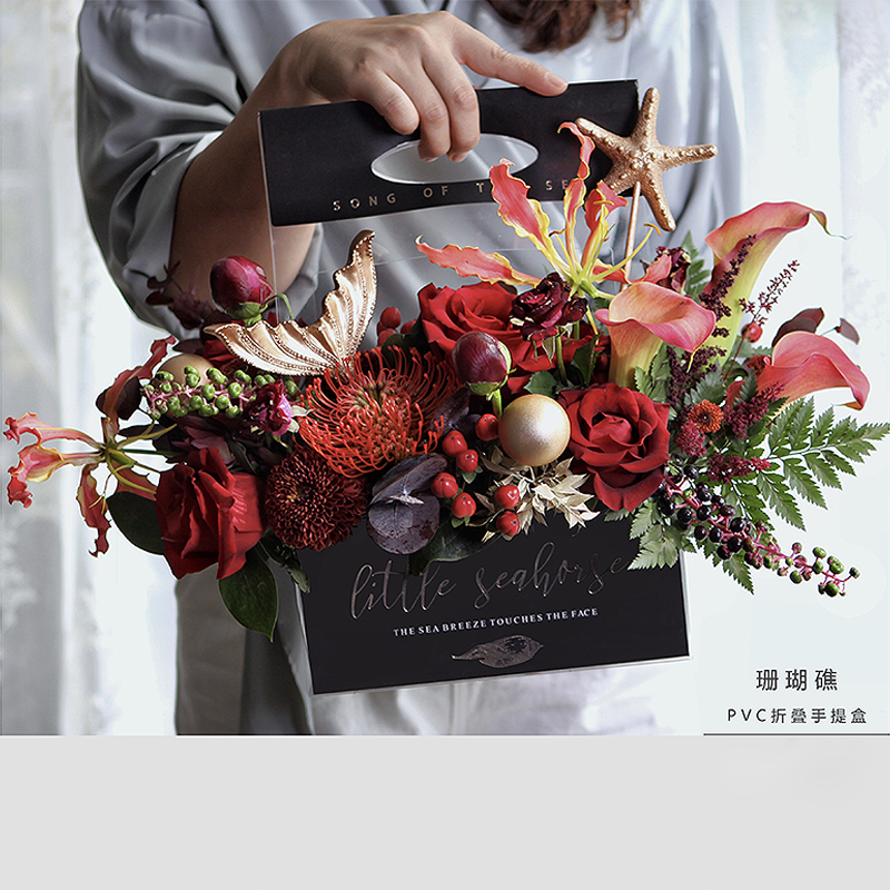 抖音同款花束礼盒 创意高档鲜花礼盒 手提式时尚插花盒子 花盒手|ruв категории доставка цветов/цветок моделирования/растения садоводства, Diy моделирования цветы материалов, художественная упаковка, цветочная тара - от Buy2taobao.com для оказания профессиональной услуги покупки агента Taobao