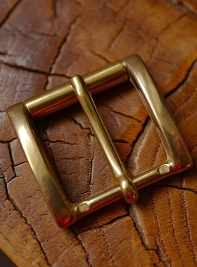 意大利产 进口实心黄铜 抛光皮带针扣 转轴 手工皮带扣 30MM1