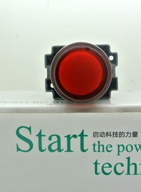 科耐达KNDELE高品质按钮/开关 平头带灯按钮 红色LA167-B2-BW3462
