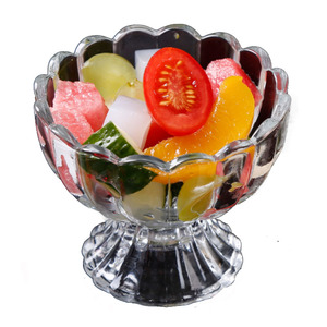 热卖甜品果汁玻璃奶昔杯奶茶杯饮料雪糕杯冰淇淋杯冰激凌碗沙拉杯