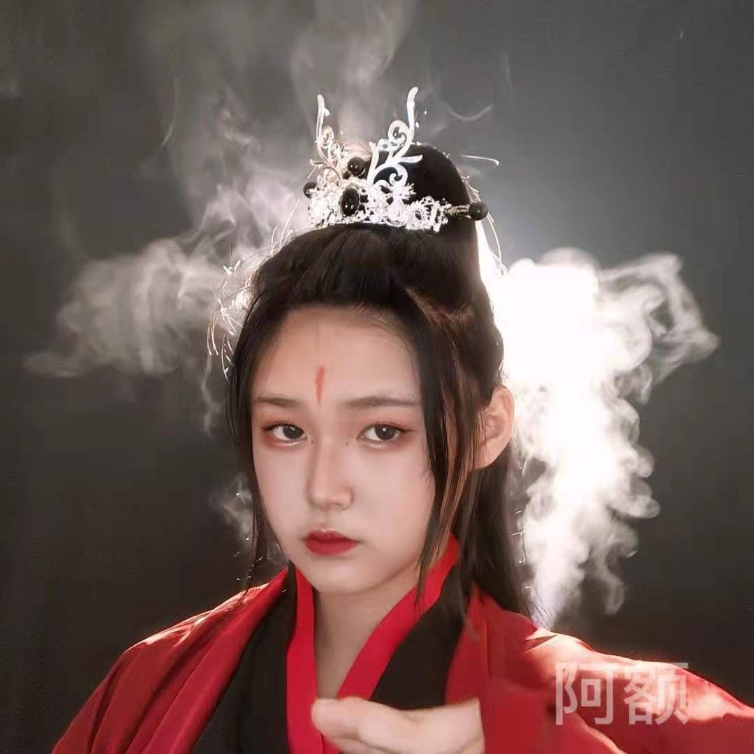 汉服发饰原创古风手工汉服头饰黑色男式发冠发簪一套发饰头饰汉服