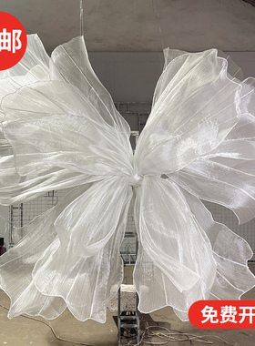 珠光纱褶皱风琴纱欧根纱手工纱花艺婚礼背景装饰婚庆舞台造型面料