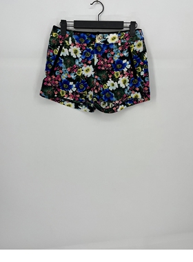 夏款 撤柜品牌 BB系列 休闲百搭印花减龄短裤女 132108