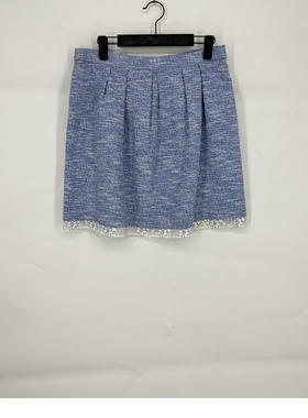 春夏款 台湾品牌裘*诺 通勤自然腰显瘦半身裙百搭短裙a字 BQ5003C