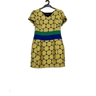 减龄波点收腰V领连衣裙女04016 鑫M系列 夏款 撤柜品牌