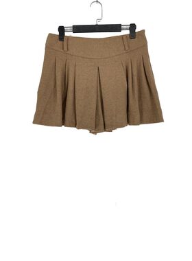 春秋款 哥D系列 无腰带休闲百搭毛呢阔腿短款女 100099