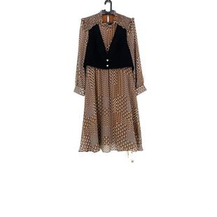 飘逸雪纺假两件舒适连衣裙女1730 春秋款 系列 华 5下 撤柜品牌