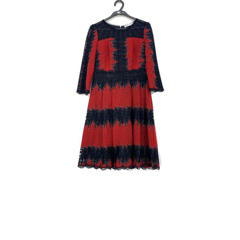 春秋款 撤柜品牌 贝*缇*系列 靓丽减龄优雅气质收腰连衣裙女6063