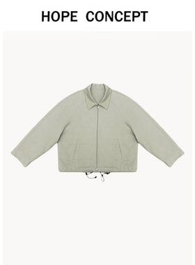 【5折福利】HOPECONCEPT秋日手书 复古时髦抽绳夹克#25079