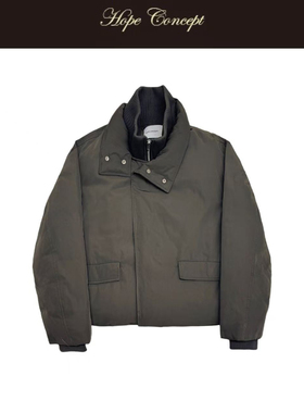 HOPECONCEPT温暖随行无拘束满分松弛感风衣羽绒服男女同款#25542