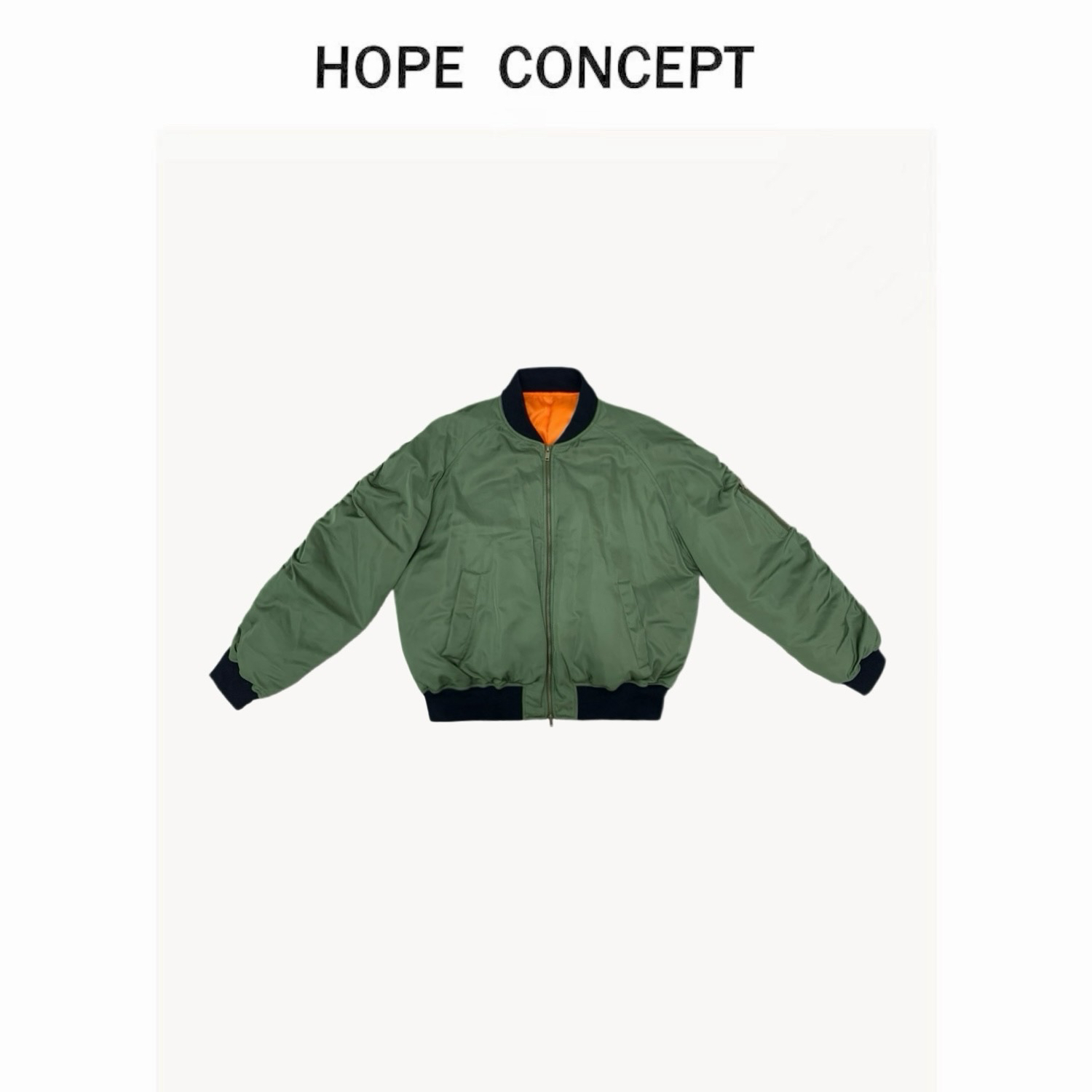 HOPECONCEPT心巴上的bomber鹅 保暖舒适圈男女同款鹅绒服#24259