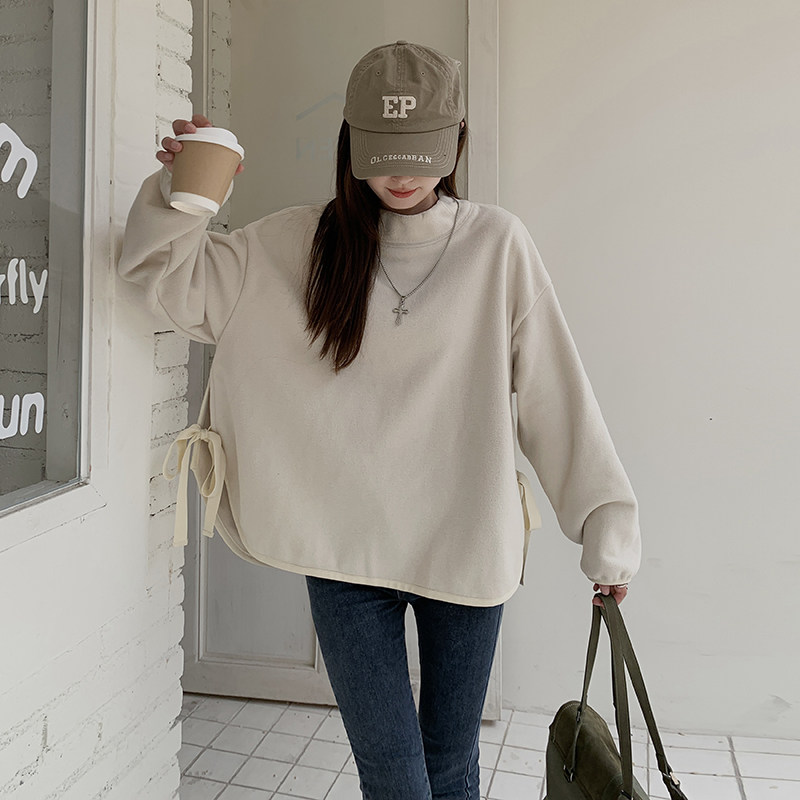 现货！26春装时尚百搭保暖摇粒绒舒适卫衣278-37306-P85-K138,女装卫衣/绒衫,三七家