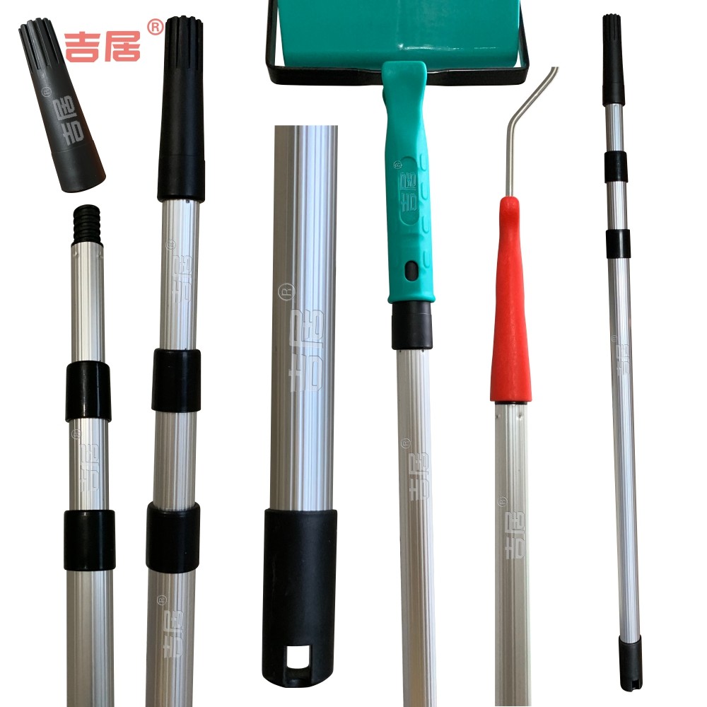 加厚铝合金伸缩杆可调节滚筒油漆刷油工油漆滚筒刷乳胶漆刷墙加长