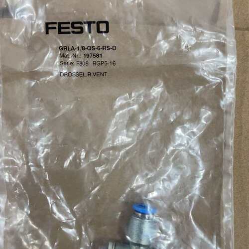 全新原装FESTO费斯托节流阀GRLA-1/8-QS-6-R--议价商品