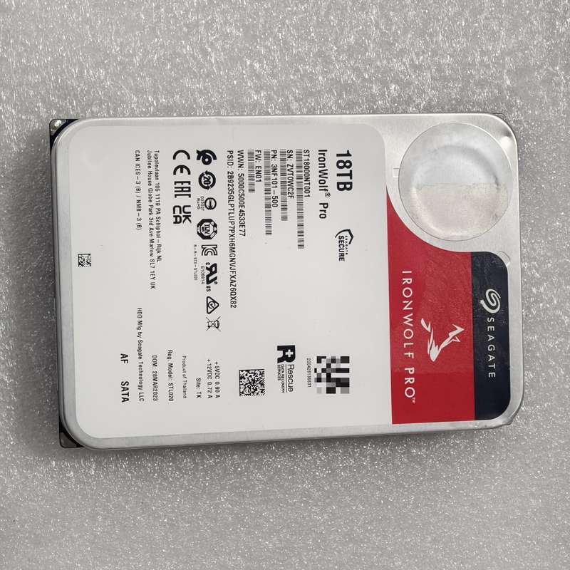希捷IronWolf Pro 18TB企业级机械硬盘 ST1--议价商品