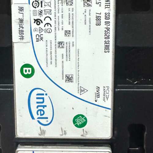 出这款Intel P5520 固态驱动器采用PCie4.0X--议价商品