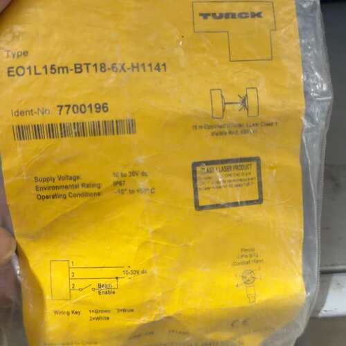 图尔克激光传感器EO1L15m-BT18-6X -H1141--议价商品