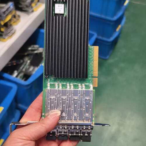 Intel X710-DA4 四口万兆光纤网卡DTV7M--议价商品