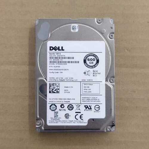 戴尔/DELL 07YX58 600G 10K SAS 2.--议价商品