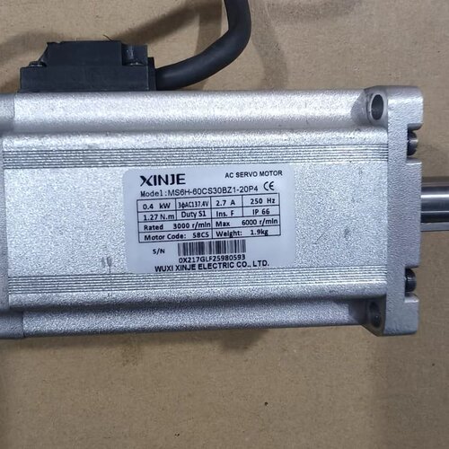 信捷伺服电机400w带刹车，型号MS6H-80CS30BZ1--议价商品