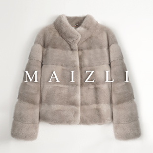 秋冬进口丹麦水貂外套A019