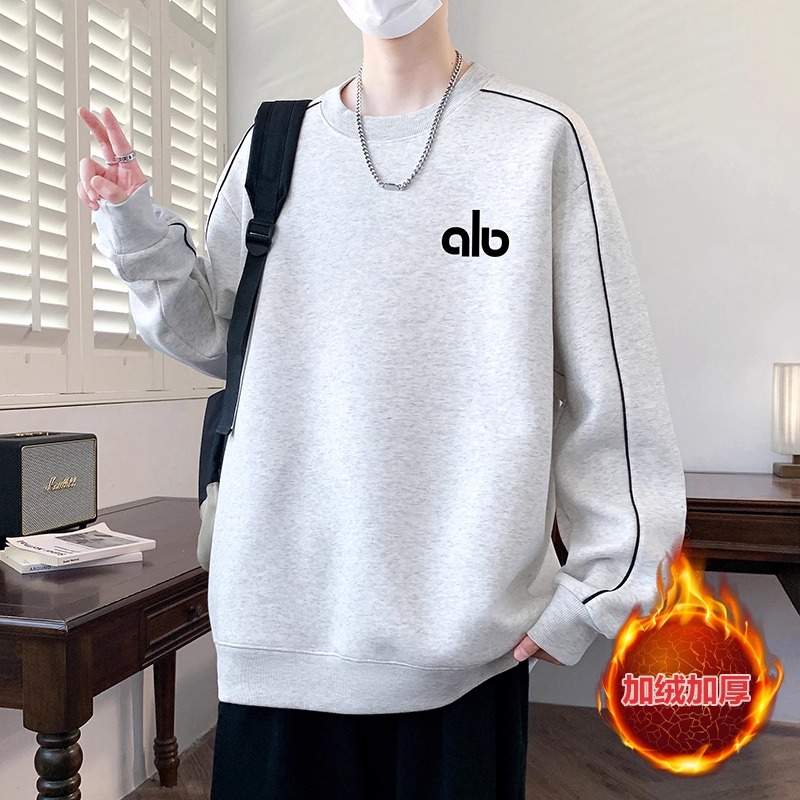 不起球不褪色加绒加厚长袖卫衣