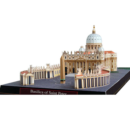 欧洲建筑纸模型手工DIY