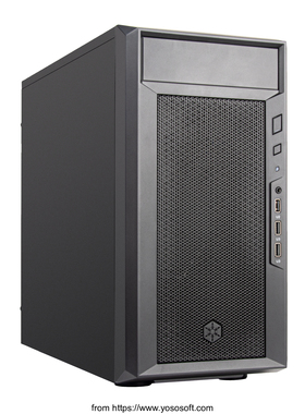 银欣Fara-311 M-ATX主板/240水冷/长显卡/ATX电源/黑色不侧透机箱