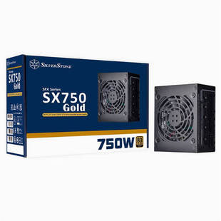 银欣SilverStone 750W SX750-G SFX智能台式机金牌ITX 模组化电源